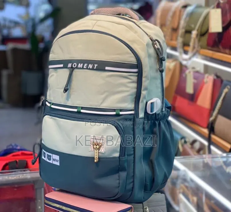 Moment Branded School Backpack Bag