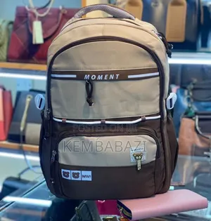 Moment Branded School Backpack Bag
