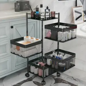 Black Metal Trolley