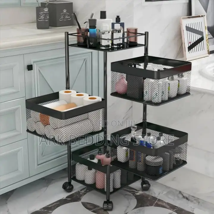 Black Metal Trolley