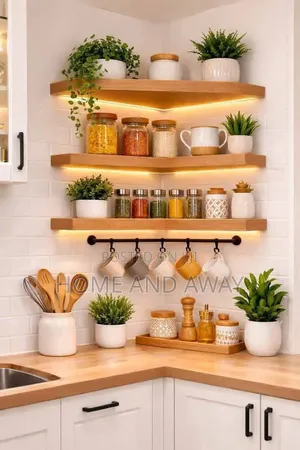 Corner Shelves/Cabinets From 480,000/- With Installation in Any Colour