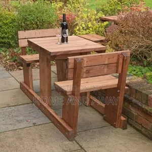 Pure Wooden Two Seaters Picnic Set/Table Chairs From 800,000/-