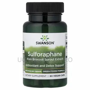 Sulforaphane From Broccoli Sprout Extract, 400 McG, 60 Vegan Caps