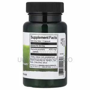 Swanson Full Spectrum, Mucuna Pruriens, 400 Mg, 60 Capsules