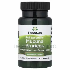 Swanson Full Spectrum, Mucuna Pruriens, 400 Mg, 60 Capsules
