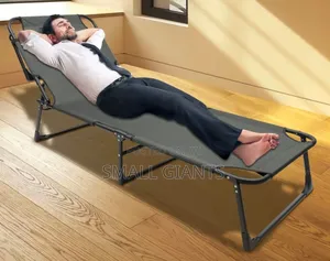 Adjustable Folding Sun Lounger or Camping Bed