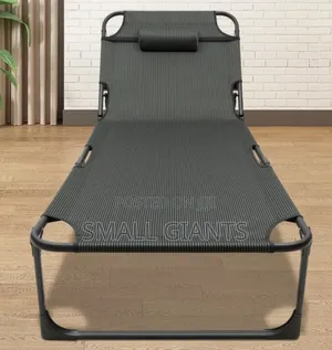 Adjustable Folding Sun Lounger or Camping Bed