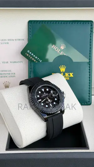 All Black Custom Rolex Timepiece