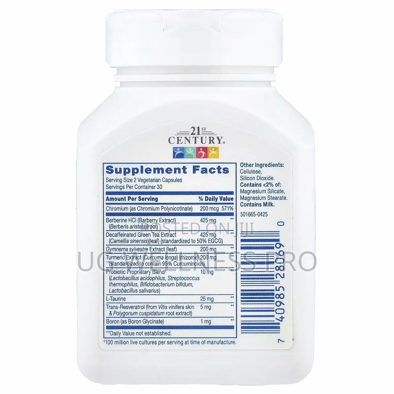 21st Century Glp‐1, 60 Vegetarian Capsules. Weight Management