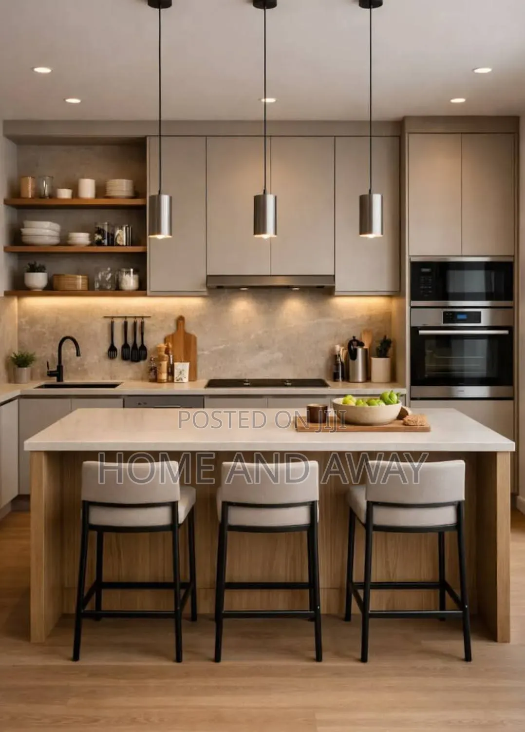 Kitchen Cabinets With Kitchen Islands From 995,000/- Per Running Meter