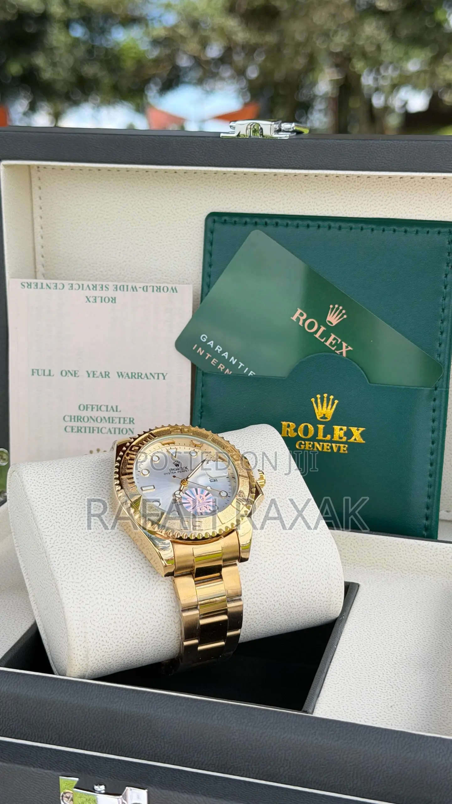 Yellow Gold Case of Rolex Yacht Master Timepiece