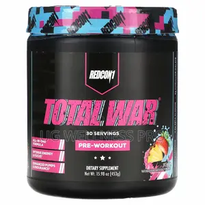 Total War Pre-Workout, Vice City Strawberry Pina Colada (30 Servings)