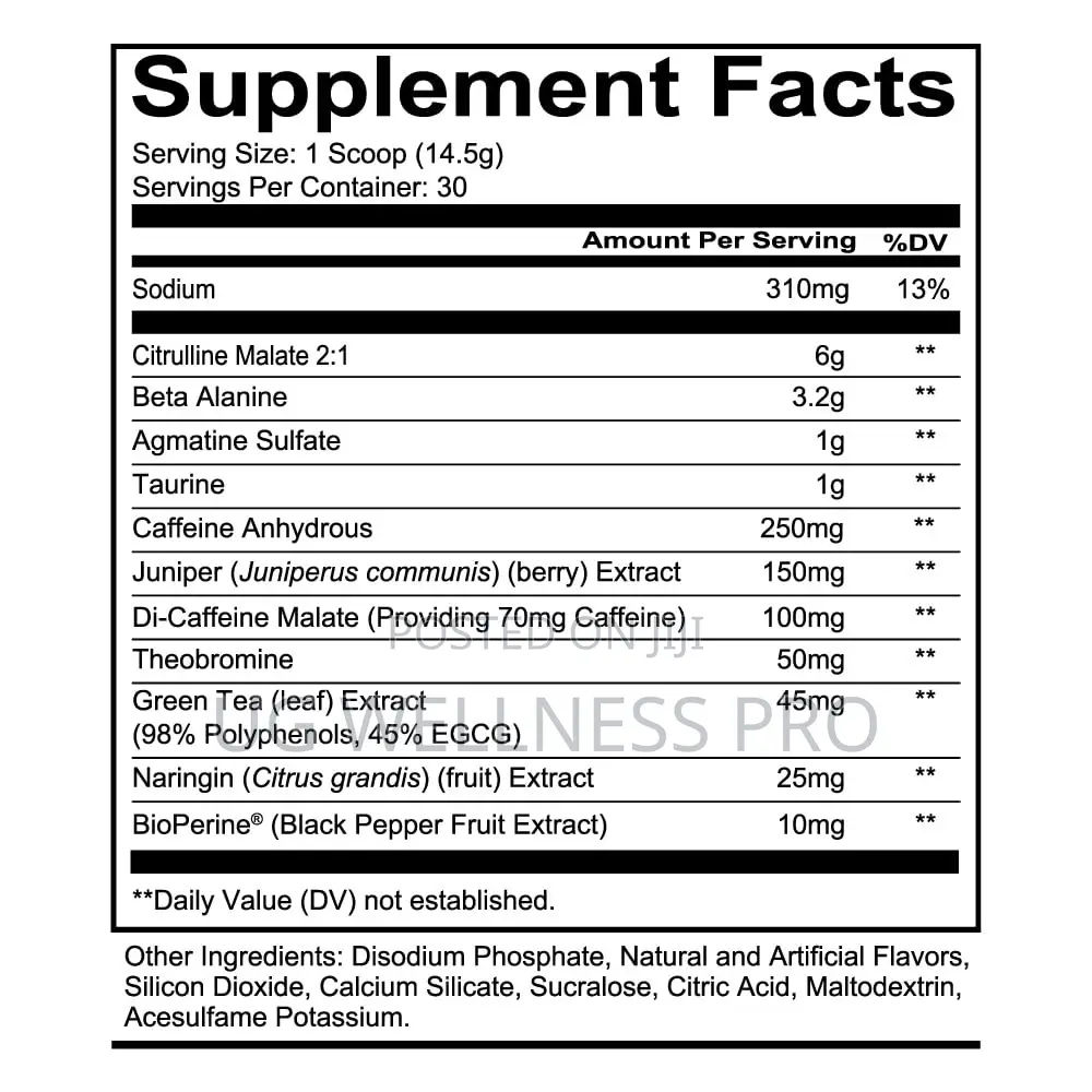 Total War Pre-Workout, Blue Lemonade (30 Servings