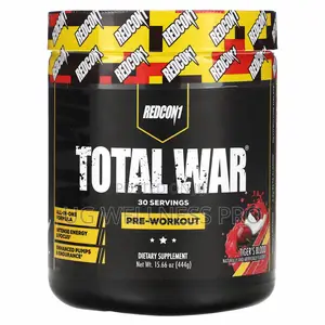 Total War Pre-Workout, Tiger's Blood Cherry Coconut (30 Servings)