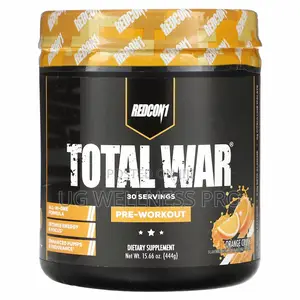 Total War, Pre-Workout, Orange Crush, 15.66 Oz 30 Servings