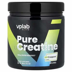 Vplab Creapure Pure Creatine, Unflavoured, 300g (60 Servings)