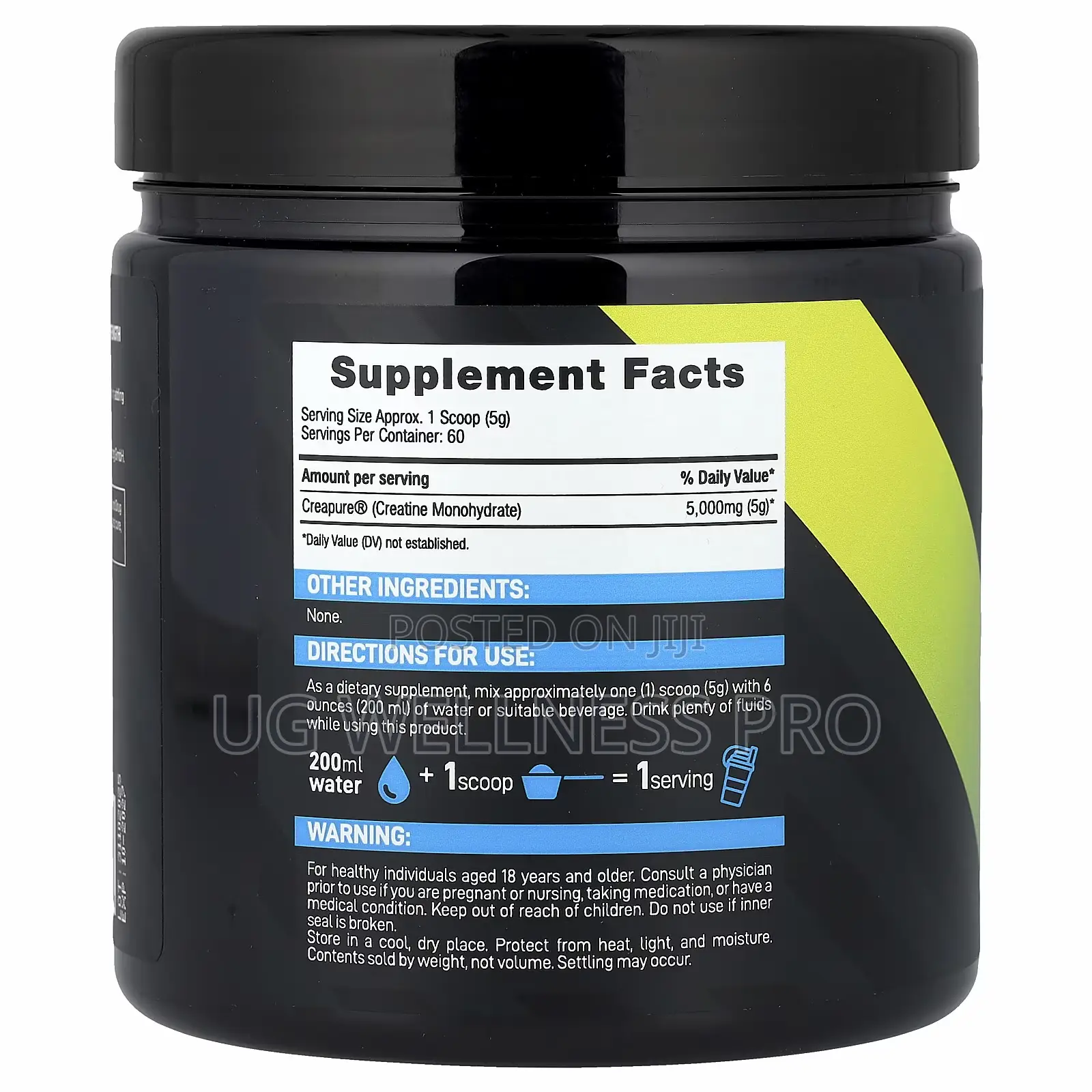 Vplab Creapure Pure Creatine, Unflavoured, 300g (60 Servings)