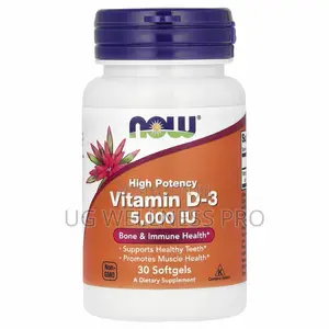 Now Foods Vitamin D3 D-3, High Potency, 5000 Iu, 30 Softgels