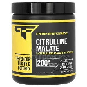 Primaforce L Citrulline Malate, Unflavoured, 7.3 Oz (204 G)