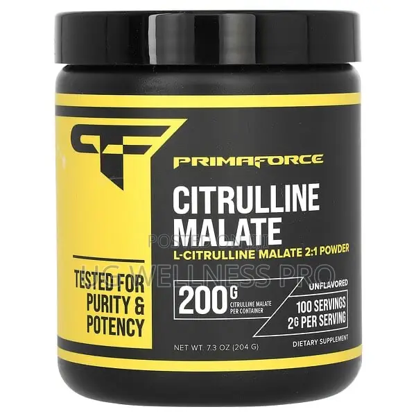 Primaforce L Citrulline Malate, Unflavoured, 7.3 Oz (204 G)