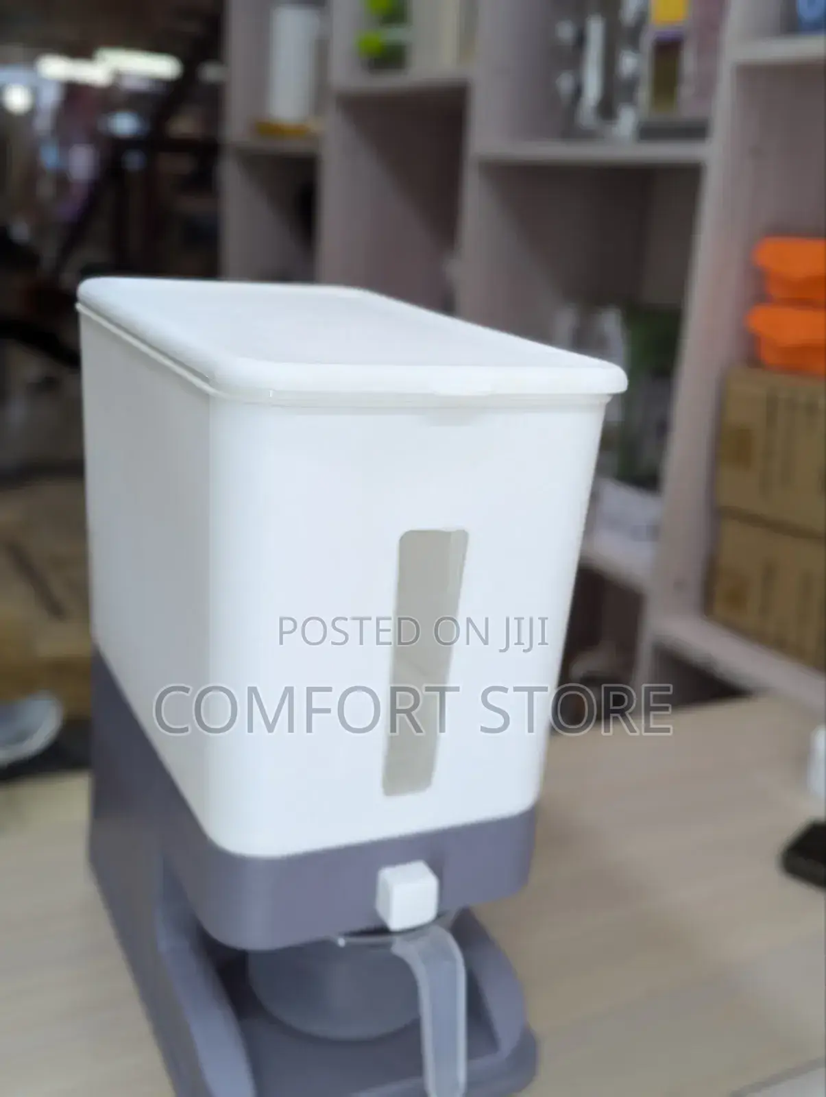 Long Life Rice Storage Containers, Grain Storage And Dispenser