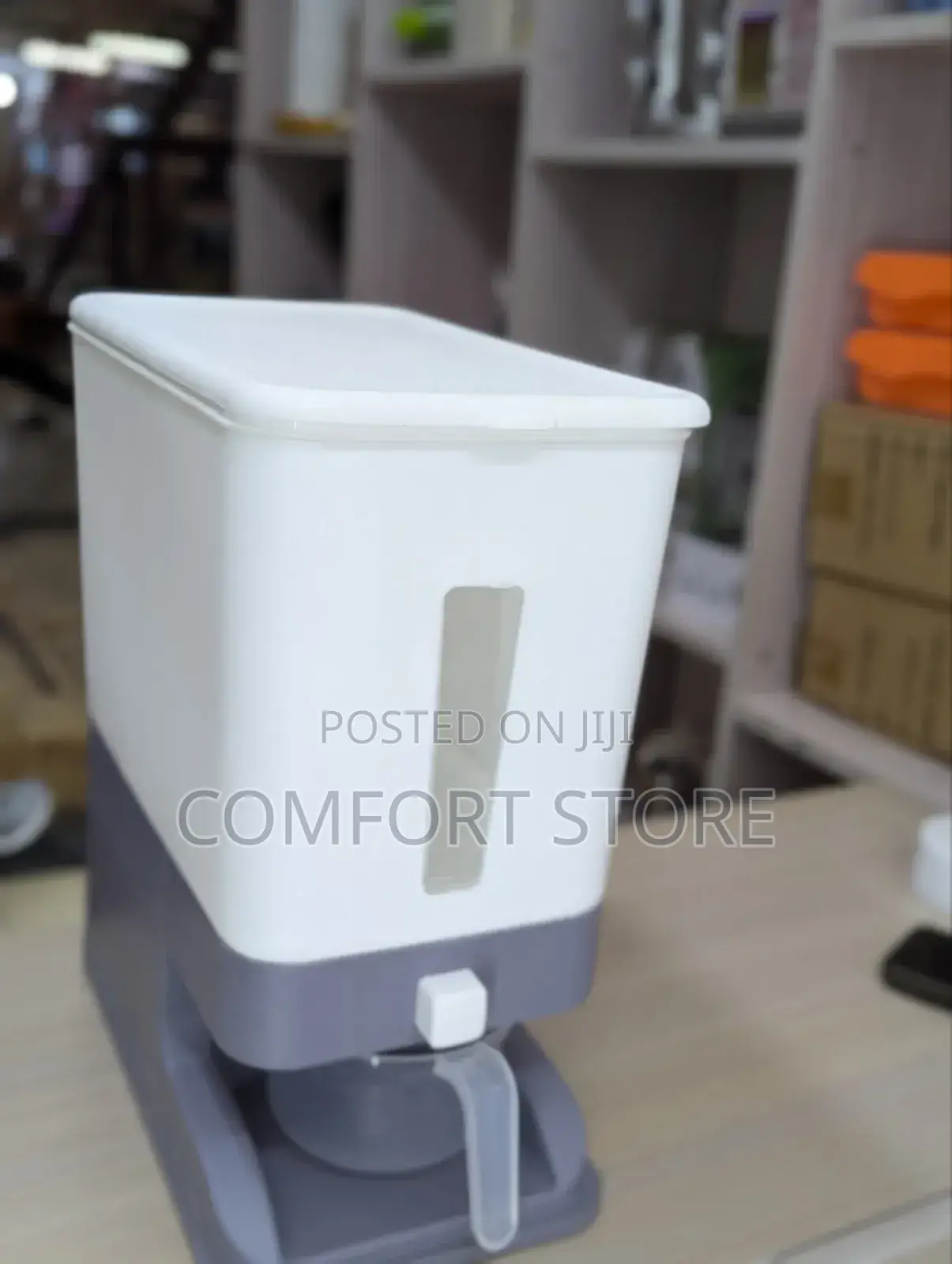 Long Life Rice Storage Containers, Grain Storage And Dispenser