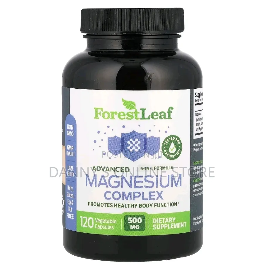 Magnesium Complex, 5 Forms of Magnesium, 500mg, 120 Vegetable Capsules