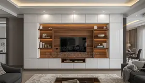 Custom Console Wall Unit