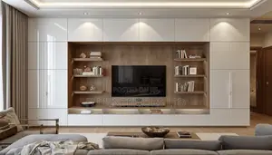 Custom Console Wall Unit