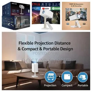 Green Lion Galaxy Portable Projector, Projector With Speaker