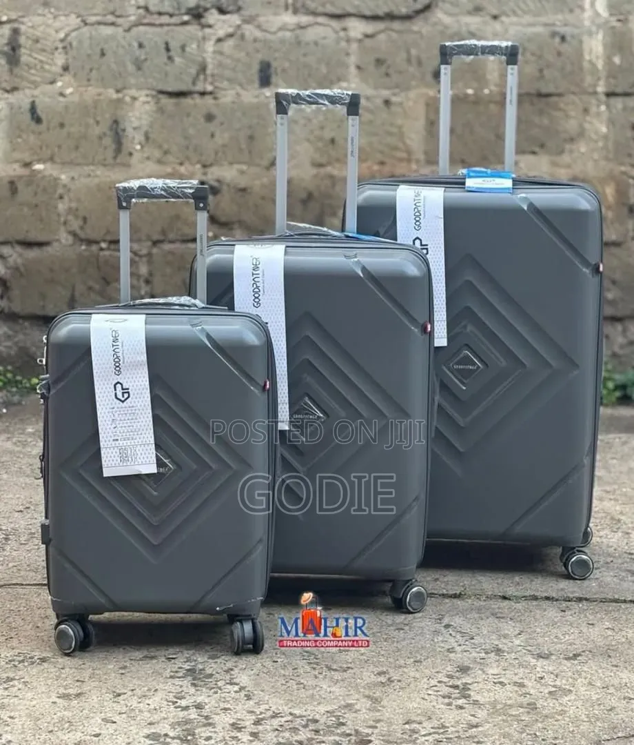 3pcs High-Quality Rubber Suitcase Set