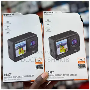 Porodo Uhd Dual Display Action Camera (Model Pd-4kacam)
