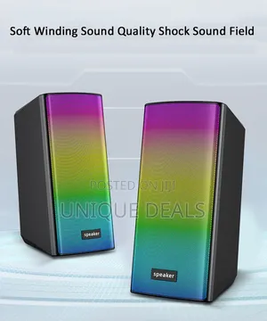 E-1080 Mini Digital Speaker With RGB Lighting.