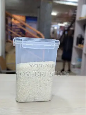 4 Set Rectangular Food Sealed Jar Kitchen Grain Storage Box