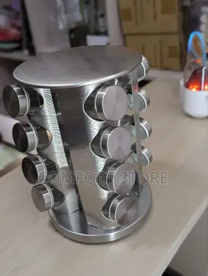 New Kitchen Rotary Seasoning Rack Multi -function Spice Storage Rack