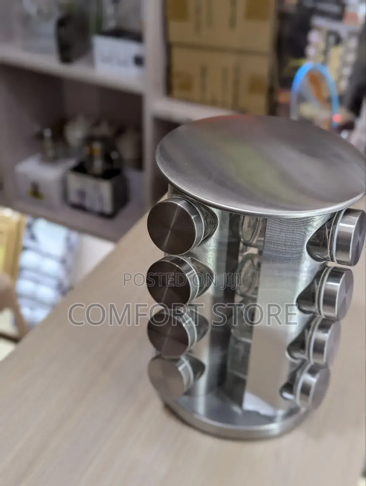 New Kitchen Rotary Seasoning Rack Multi -function Spice Storage Rack