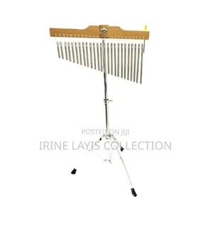 36-Note Bar Chime Percussion Instrument With an Adjustable Stand.