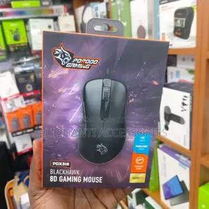 Pdx318 Black Hawk 8d Gaming Mouse Porodo