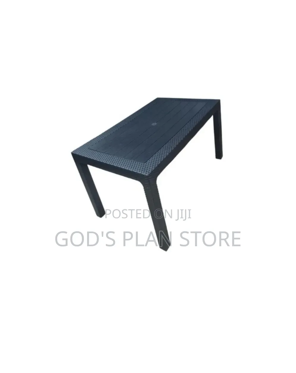 Terrace Plastic Table Plastic Table 6people Black