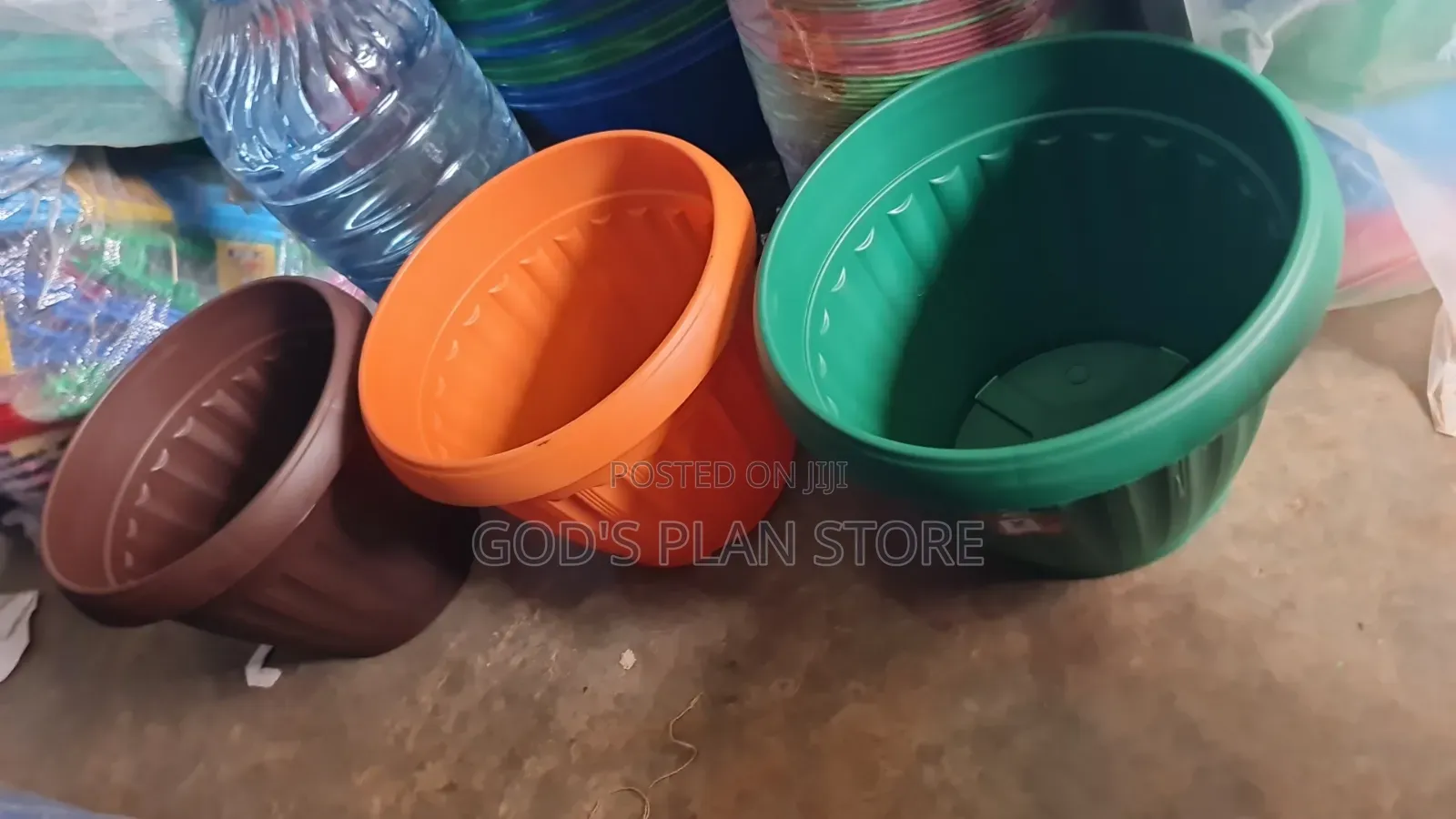 Terrace Plastic Flower Pots Plastic Flower Pots