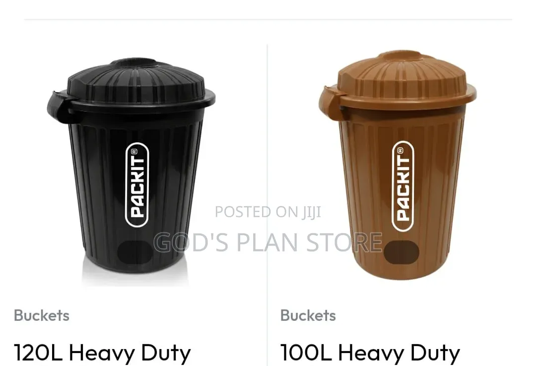 120litres Plastic Buckets Plastic Buckets All Colors