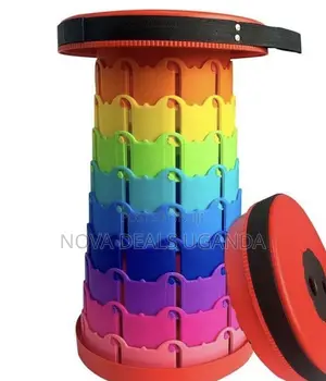 Portable Foldable Telescopic Camping Stool Adjustable Outdoor Seat