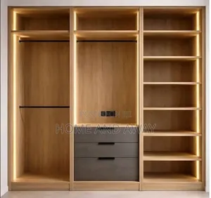 Modern Closets/Wardrobes With Led Lights 950,000/- Per Running Meter
