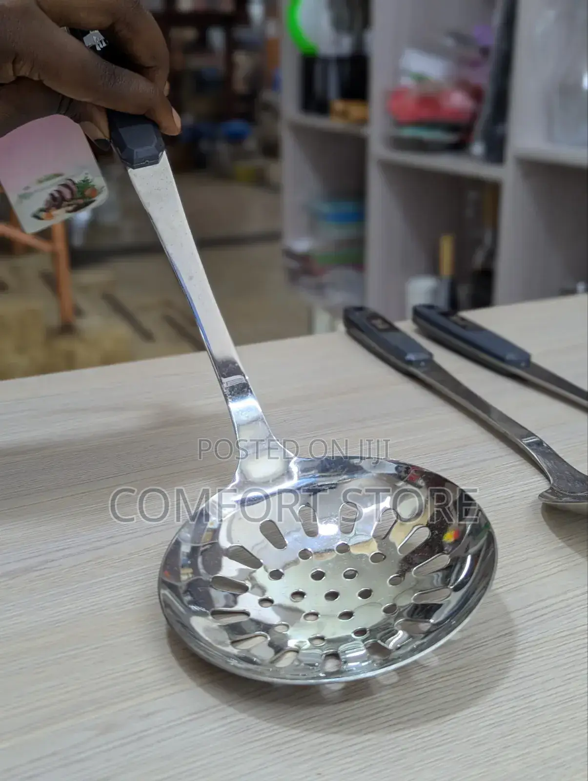 Kitchen Utensils Long Handle Cooking Serving Spoons Stainless Steel