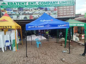 Foldable Exhibition Tents Branded With Your Logo With PVC Materials.