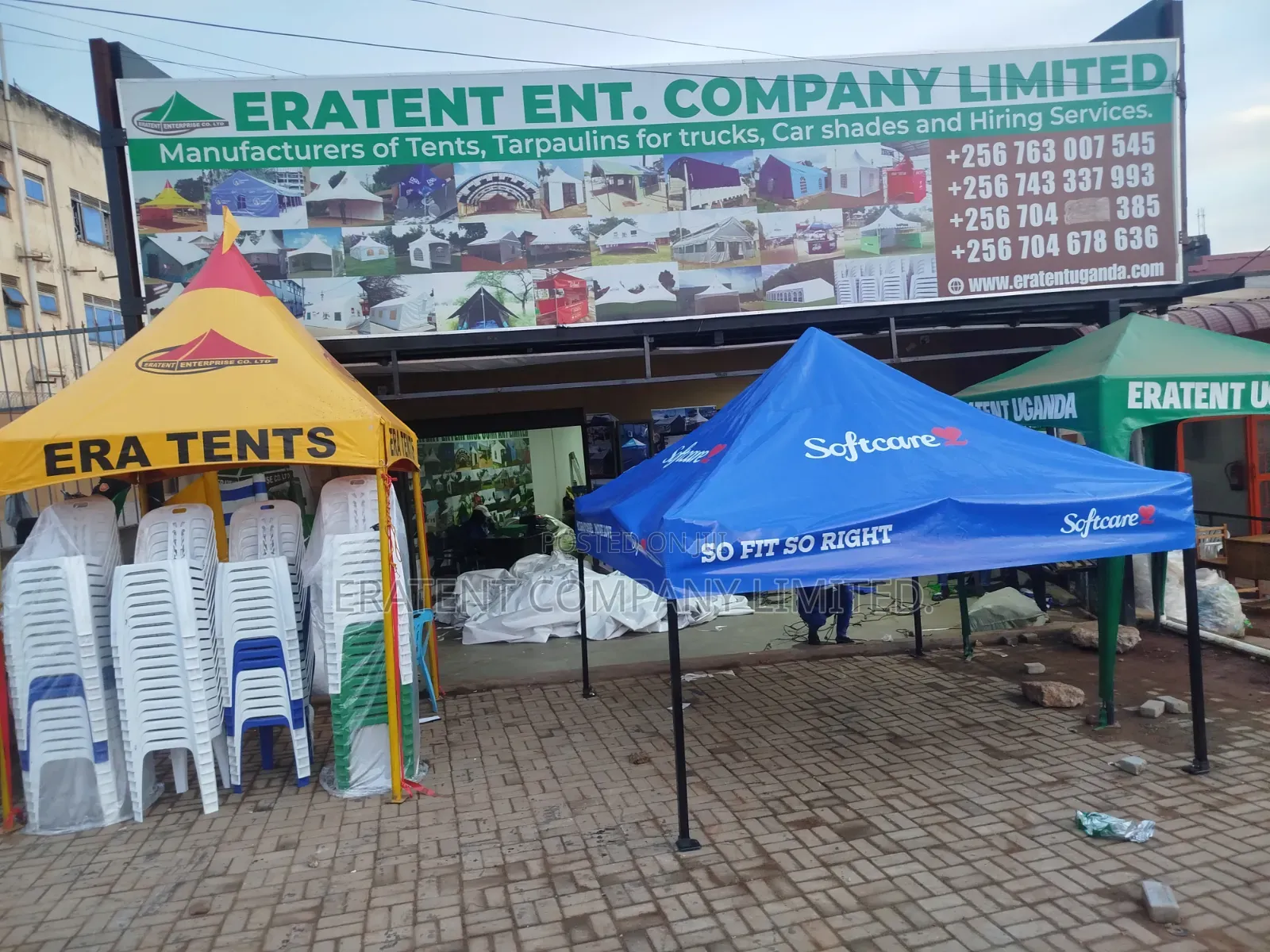 Foldable Exhibition Tents Branded With Your Logo With PVC Materials.