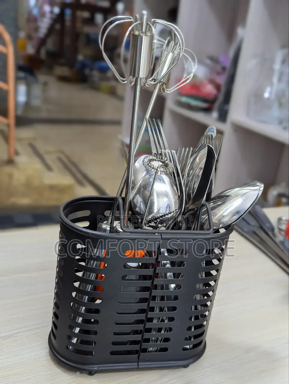 Stainless Steel Perforated Kitchen Utensils Holder or Chopsticks