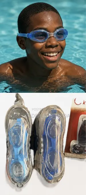 Anti-Fog Swimming Goggles With Uv Protection and Earplugs Brand New