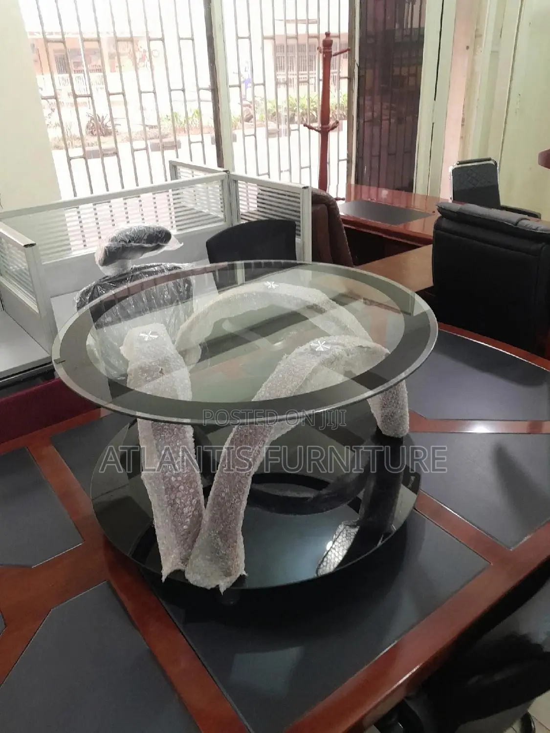 Black Office Glass Table 3