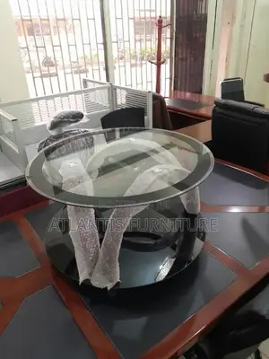 Black Office Glass Table 3